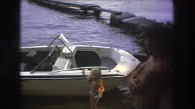 Boston USA (1975): A Speedboat On Water