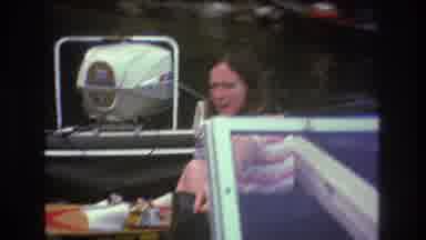 Boston USA (1975): Super 8 Video Of A Couple On A Boat On A Lake