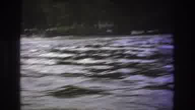 Boston USA (1975): People In A Kayak In The Forest Going Down A Fast Moving River