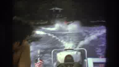 Boston USA (1975): A Man Skiing On Water
