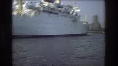 Boston USA (1975): Boat Sailing The Sea