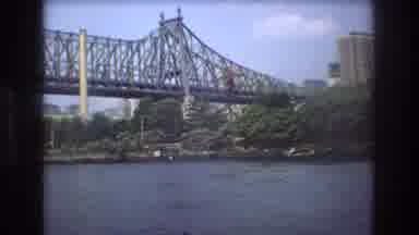 Boston USA (1975): View Of Bridge From The River Below