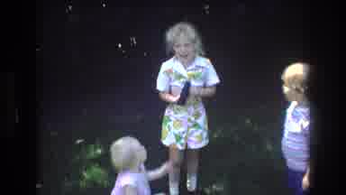 Mt Bromley Vermont USA (1976): Three Kids Playing Together