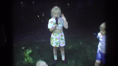 Mt Bromley Vermont USA (1976): Singing Kids Children Baby Grass Boy Girl Siblings