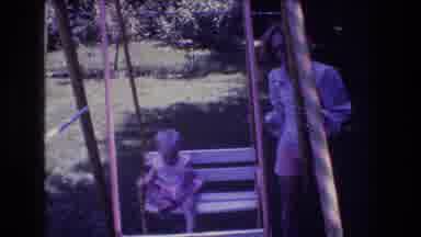 Mt Bromley Vermont USA (1976): Mother Playing With Baby
