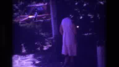 Mt Bromley Vermont USA (1976): Retro Women In Pink Quickly Walking Into A Village
