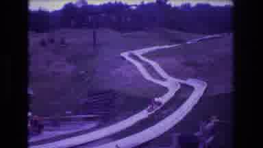 Mt Bromley Vermont USA (1976): People Sliding Down A Grassy Hill Having Fun