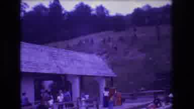 Mt Bromley Vermont USA (1976): Building That Appears To Be A Waiting Area For