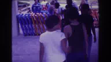 Mt Bromley Vermont USA (1976): Two Teenage Boys In A Busy Location Being Loaded