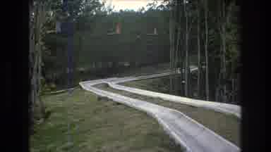 Mt Bromley Vermont USA (1976): An Outdoor Slide In The Wilderness Made With A