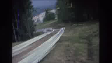 Mt Bromley Vermont USA (1976): Vintage Broken Reel Of Film Capturing People Going