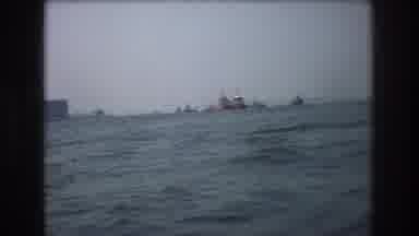 New York City USA (1976): On Board A Boat In Choppy Water Taking Pictures Of Other