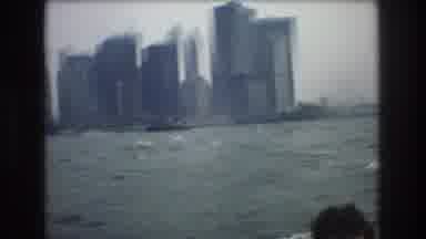 New York City USA (1976): Ships On The Water Near The Statue Of Liberty
