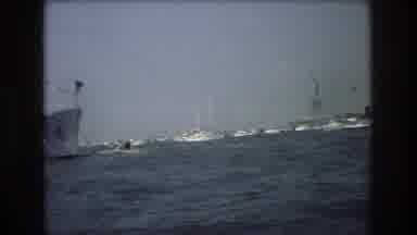 New York City USA (1976): Boat Holidays And Boat Arrivals With Flags With More
