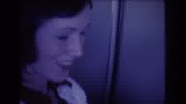 Honolulu Hawaii a USA (1977): A Young Woman Is Seen Waving To A Camera As She
