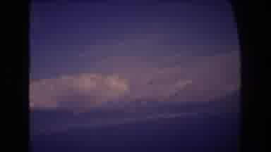 Honolulu Hawaii a USA (1977): Flying In A Plane And Looking At White Clouds In The