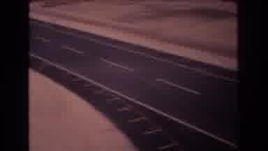 Honolulu Hawaii a USA (1977): A Long Road Or Runway In A Flat Desert Area