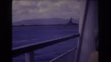 Honolulu Hawaii a USA (1977): View Is From A Deck Of Ship Moving Through A Large
