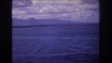 Honolulu Hawaii a USA (1977): Beautiful Beach Island Panoramic Cloudy