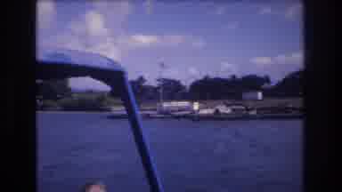 Honolulu Hawaii a USA (1977): View From A Boat Showing A Boat Dock And Other