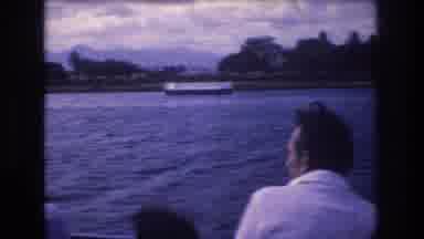 Honolulu Hawaii a USA (1977): Video Shot On Board A Moving Boat Showing The