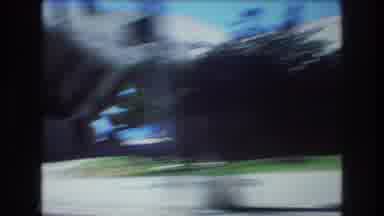 Honolulu Hawaii a USA (1977): Moving Car Video Of An Archway Leading To A Tropical