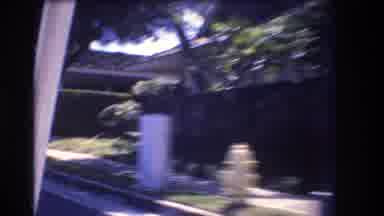 Honolulu Hawaii a USA (1977): Driving Slowly Past Homes In A Sunny Neighborhood On