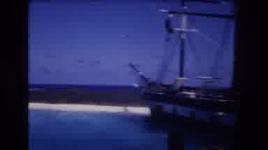 Honolulu Oahu Hawaii USA (1977): A Sailing Vessel Is Wedged Against A Sandy Bank