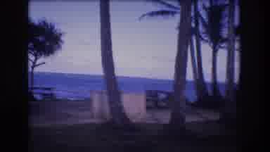 Honolulu Oahu Hawaii USA (1977): Sitting In A Car At The Beach On A Windy Day