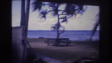 Honolulu Oahu Hawaii USA (1977): Camping On The Seashore