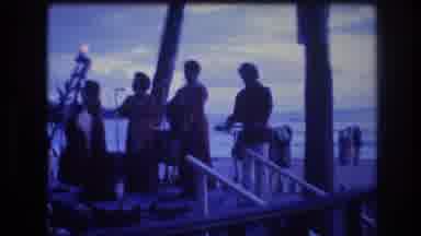 Honolulu Oahu Hawaii USA (1977): Nightlife In Hawaii, People Playing Local
