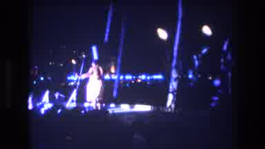 Honolulu Oahu Hawaii USA (1977): A Shirtless Man Dances On Stage While Fire Burns