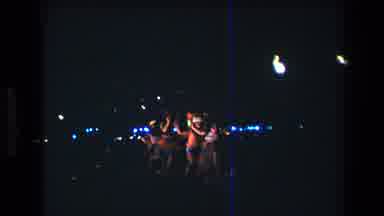 Honolulu Oahu Hawaii USA (1977): Group Of Friends Dancing At On Outdoor Party