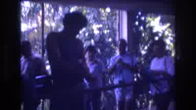Honolulu Oahu Hawaii USA (1977): People Watching A Free Roam Parrot Hanging Out On