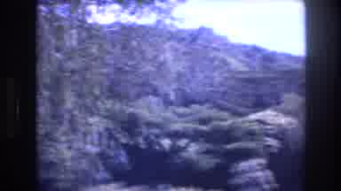 Honolulu Oahu Hawaii USA (1977): Video Scan Of Mountain Range Featuring Skyline