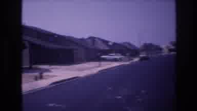 Las Vegas USA (1977): A Paved Road Has Homes Running Down Both Sides With A Few