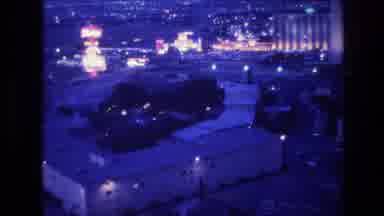 Las Vegas USA (1977): Interior View Of A Hotel Hallway Switches To A Long View Of