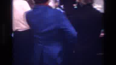 Las Vegas USA (1977): A Lot Of People By The Pool Table At The Casino