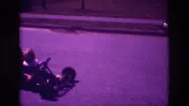 San Diego B USA-1981: Children Playing In The Street With A Go Kart