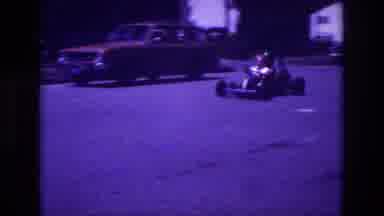 San Diego B USA (1981): One Couple Is Enjoying Car Driving On Road In Good Weather