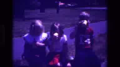 San Diego B USA (1981): Children Enjoying Drinks On The Curb