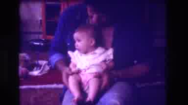 San Diego C USA (1981): Daddy Holding And Talking To Baby