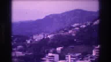Acapulco Mexico (1982): Panning Vintage Video Of City Located In The Mountains