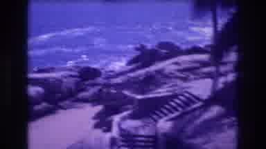 Acapulco Mexico (1982): A Island Near A Lake With Mountains And A Nice Clear Sky