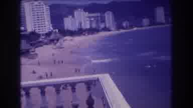 Acapulco Mexico (1982): Person Recording People On A Beach