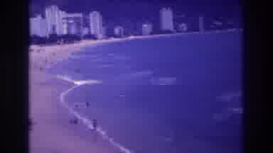 Acapulco Mexico (1982): Beach View From Above