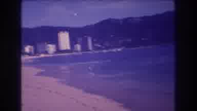 Acapulco Mexico (1982): Oceanfront Vacation Rippling Whitecaps Parasailing In The