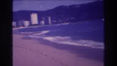 Acapulco Mexico (1982): Footage At The Beach During The Day Near The Ocean With