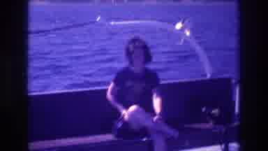 Acapulco Mexico (1982): A Woman Riding A Private Sea Vessel Trying Not To Get Sea