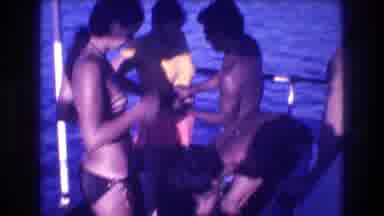 Acapulco Mexico (1982): Family On Board A Ship